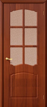 Межкомнатная дверь модель Альфа Итальянский орех (ДО)