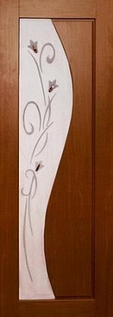 Межкомнатная дверь модель Азалия Итальянский орех (ДО)