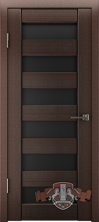 Межкомнатная дверь модель Дверь Лайн 7 Л7ПГ4 ультра черное