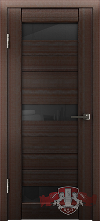 Межкомнатная дверь модель Дверь Лайн 5 Л5ПГ4 ультра черное