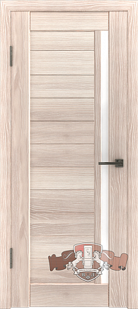 Межкомнатная дверь модель Дверь Лайн 9 Л9ПГ1 ультра белое