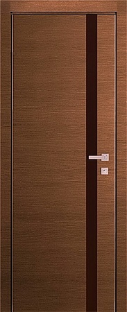 Межкомнатная дверь модель Малага Черри кроскут Z6