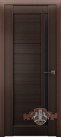 Межкомнатная дверь модель Дверь Лайн 9 Л9ПГ4 ультра черное
