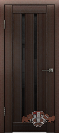 Межкомнатная дверь модель Лайн 2 Л2ПГ4 ультра черное