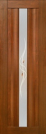 Межкомнатная дверь модель Юлиана Итальянский орех (ДО)